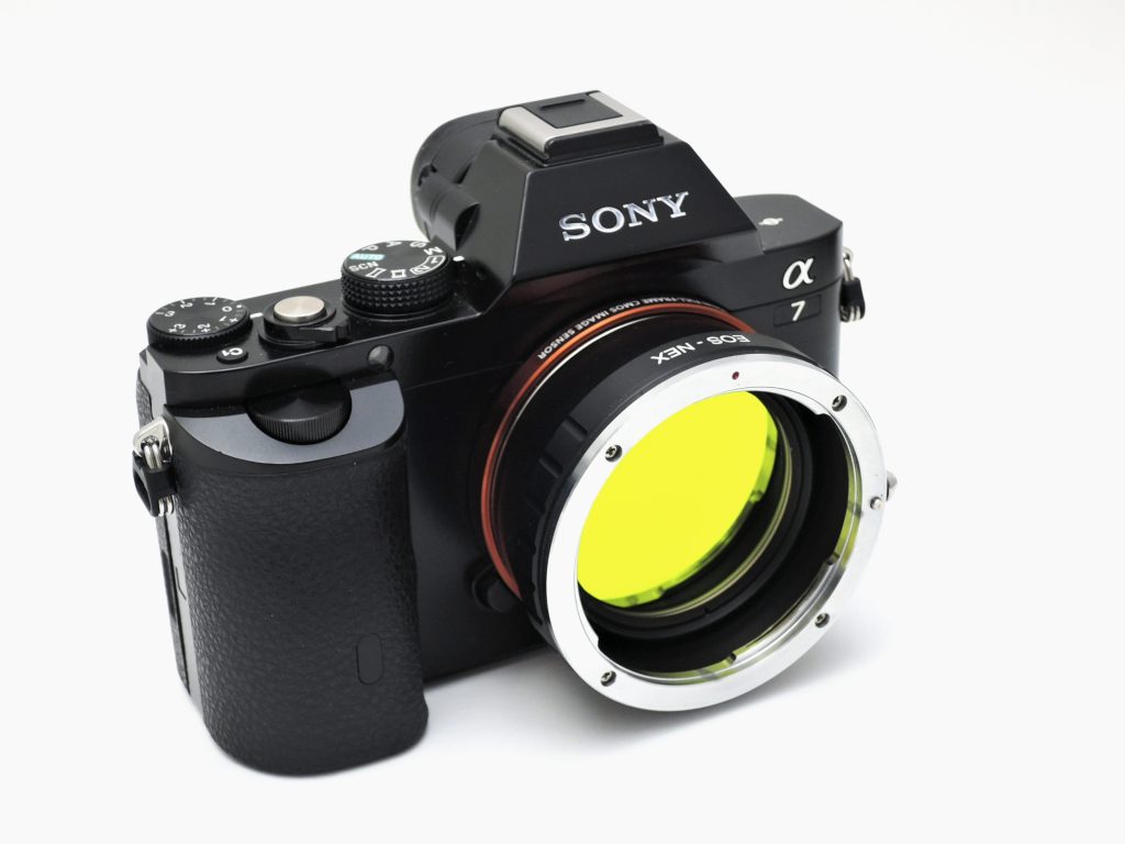 Sony α7 HKGL改造(EOS-NEXマウントアダプター併用)