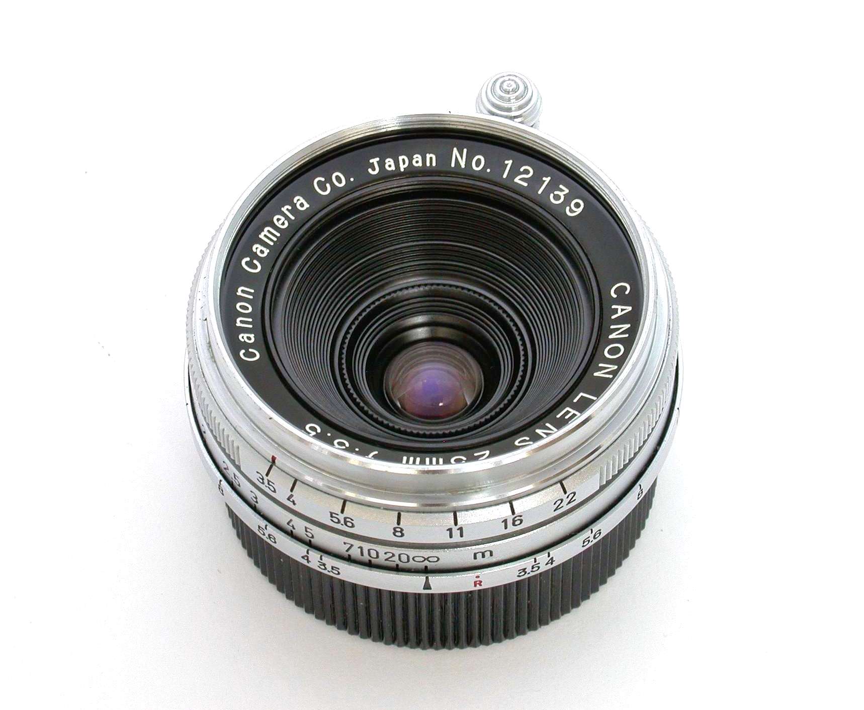 キヤノン25mmF3.5 L39 – クラシックカメラ修理専門 ハヤタ・カメララボ