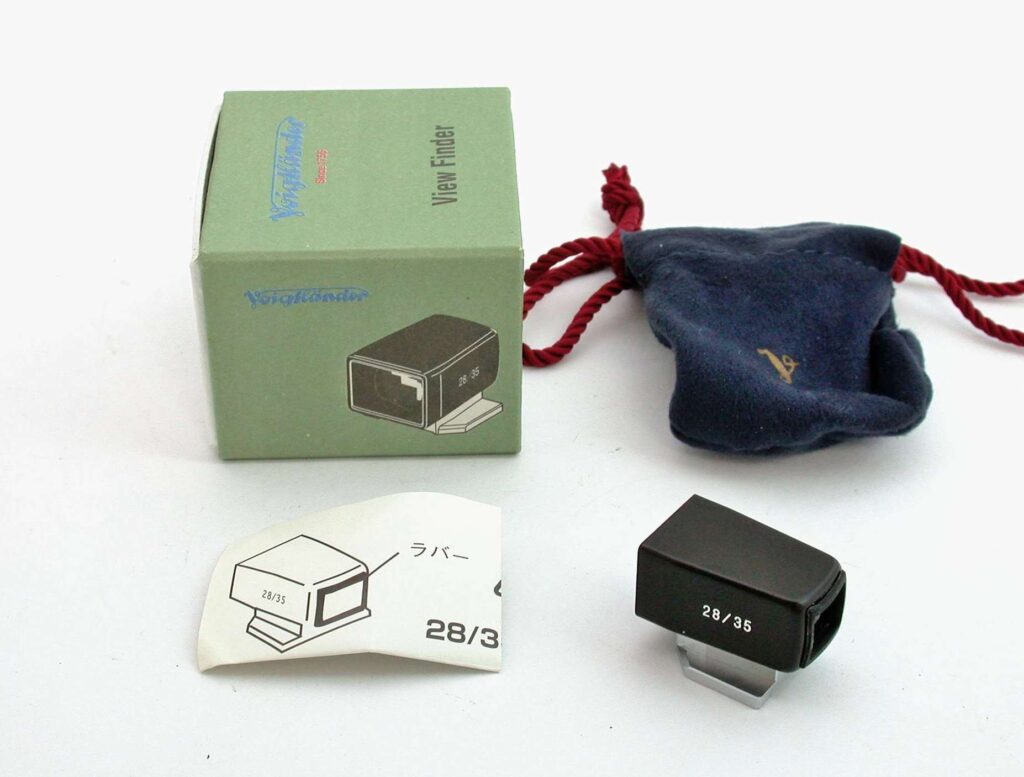 コシナ /フォクトレンダー 28mm/35mm ミニファインダー黒 – クラシック