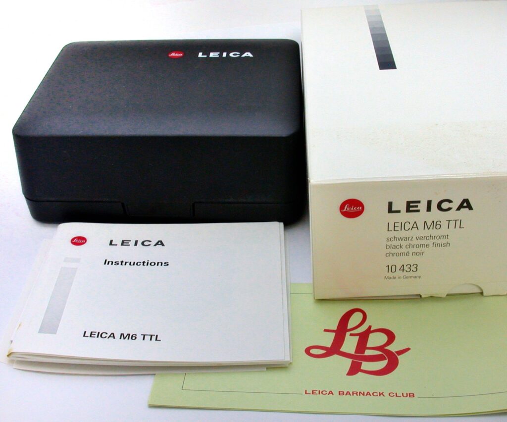 LEICA M6 TTL 元箱 ケース 取説 ライカM6 TTL – クラシックカメラ修理専門 ハヤタ・カメララボ